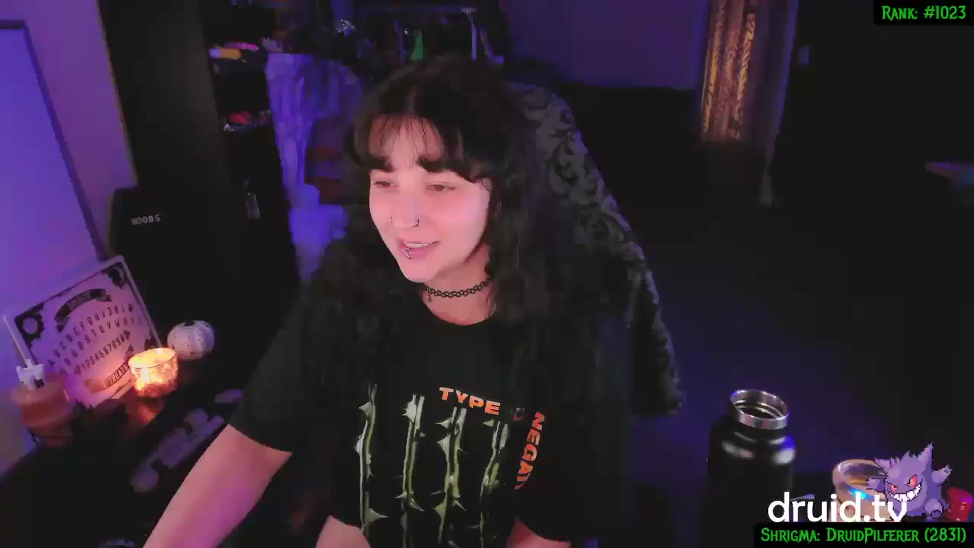 Gallery image thumbnail from druidjpg's myfreecams stream on, 12/03/2024, 05:54 image 16 of 20