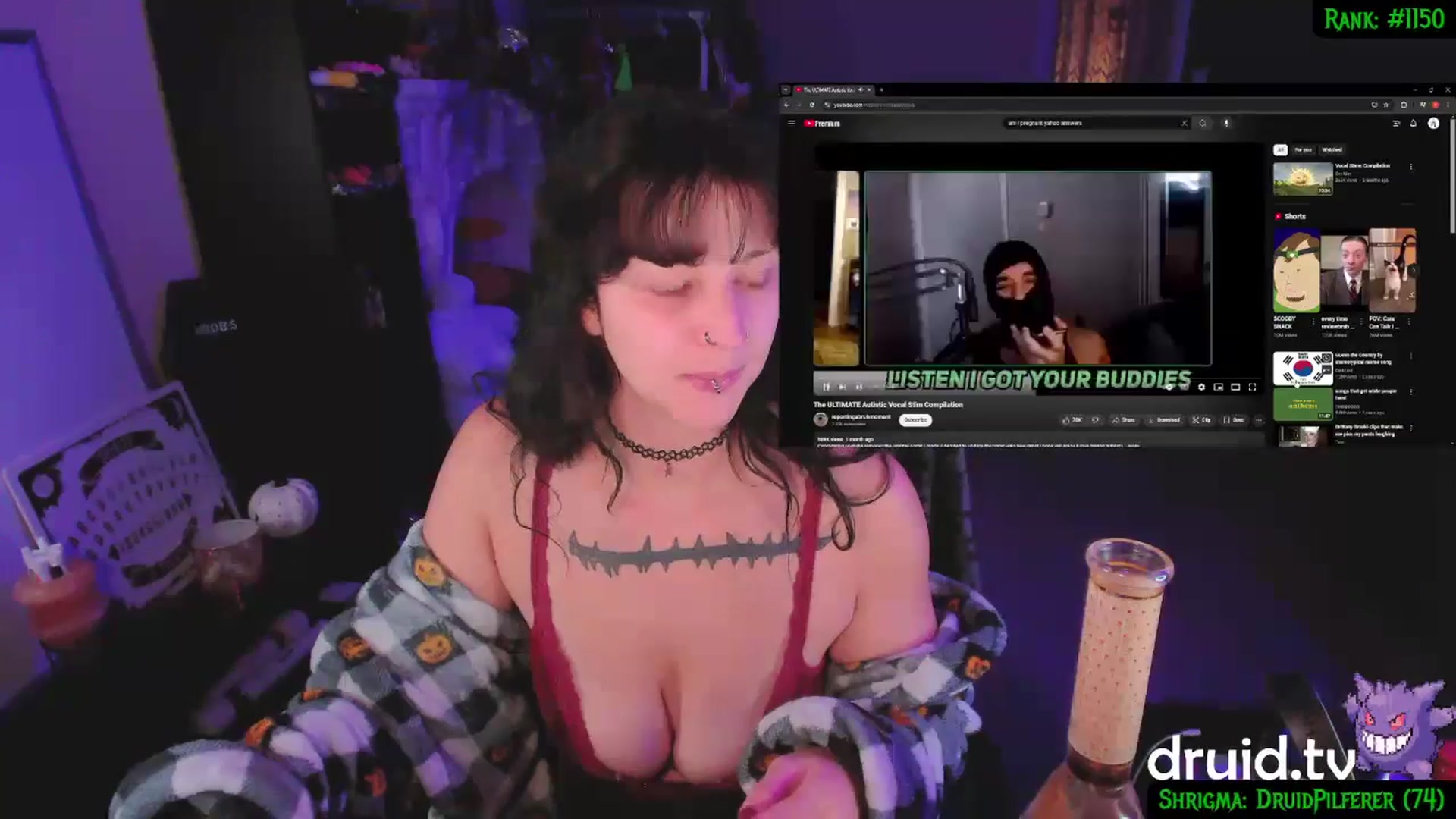Gallery image thumbnail from druidjpg's myfreecams stream on, 12/04/2024, 05:36 image 2 of 20