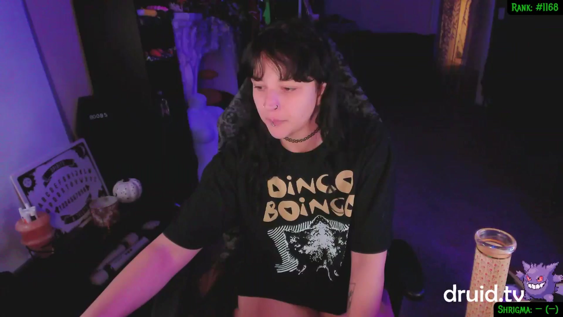Gallery image thumbnail from druidjpg's myfreecams stream on, 12/06/2024, 06:21 image 2 of 20