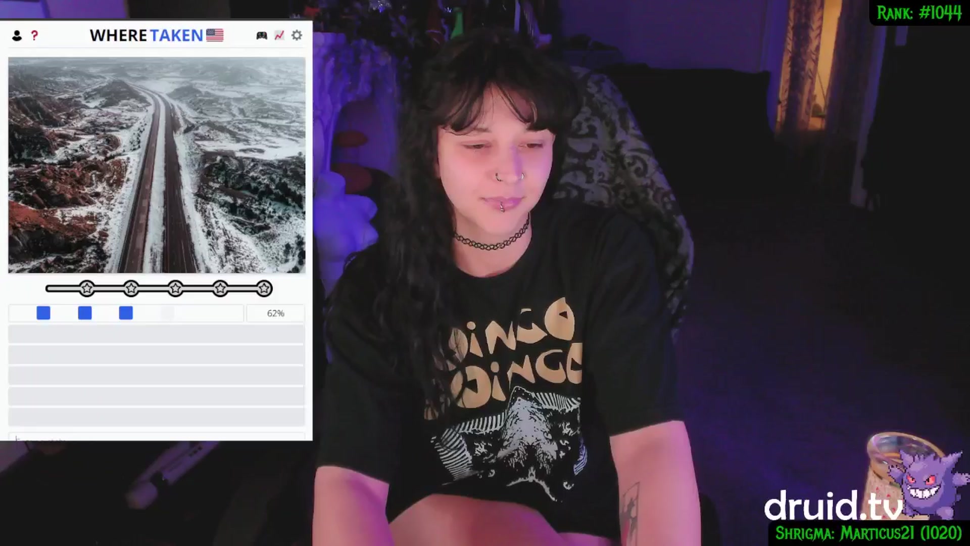 Gallery image thumbnail from druidjpg's myfreecams stream on, 12/06/2024, 06:21 image 14 of 20