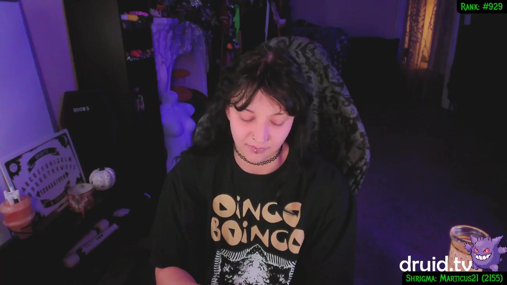 Gallery image thumbnail from druidjpg's myfreecams stream on, 12/06/2024, 06:21 image 20 of 20