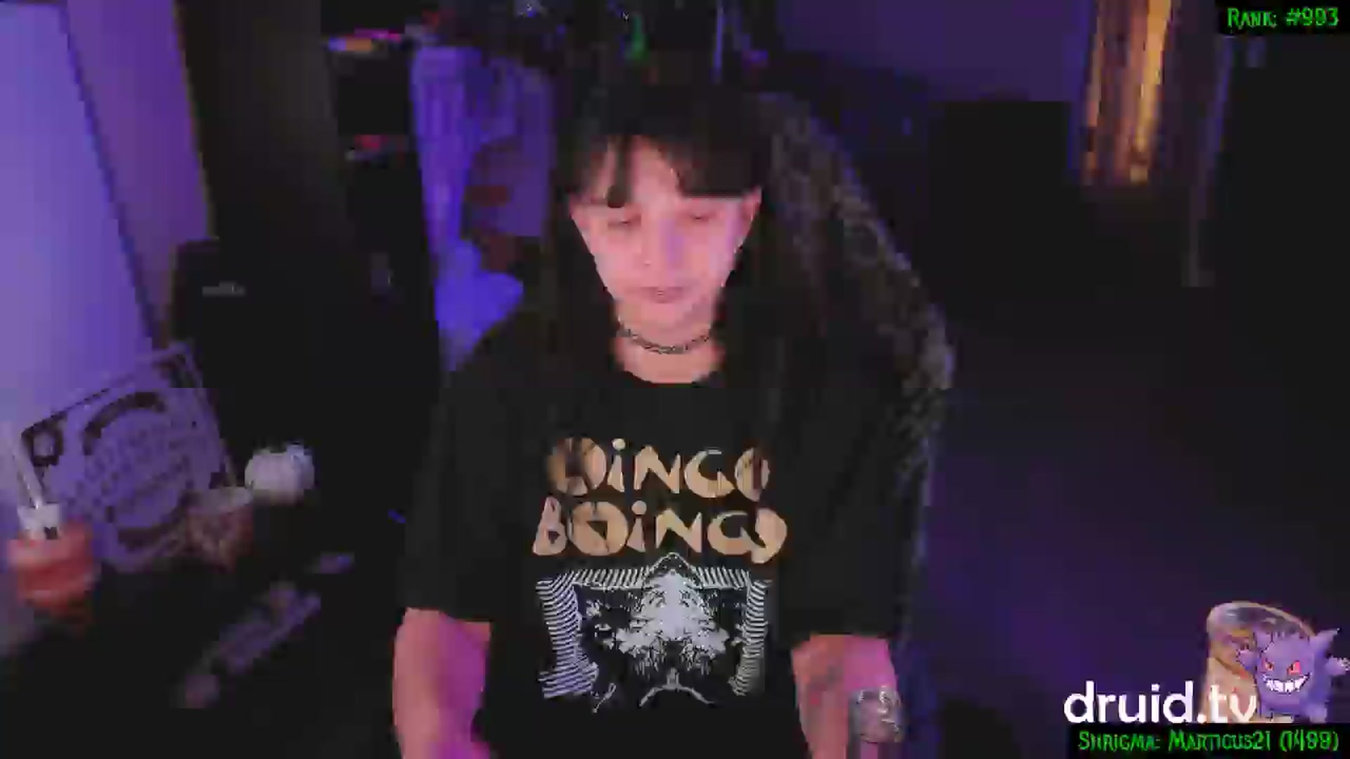 Gallery image thumbnail from druidjpg's myfreecams stream on, 12/06/2024, 06:21 image 16 of 20
