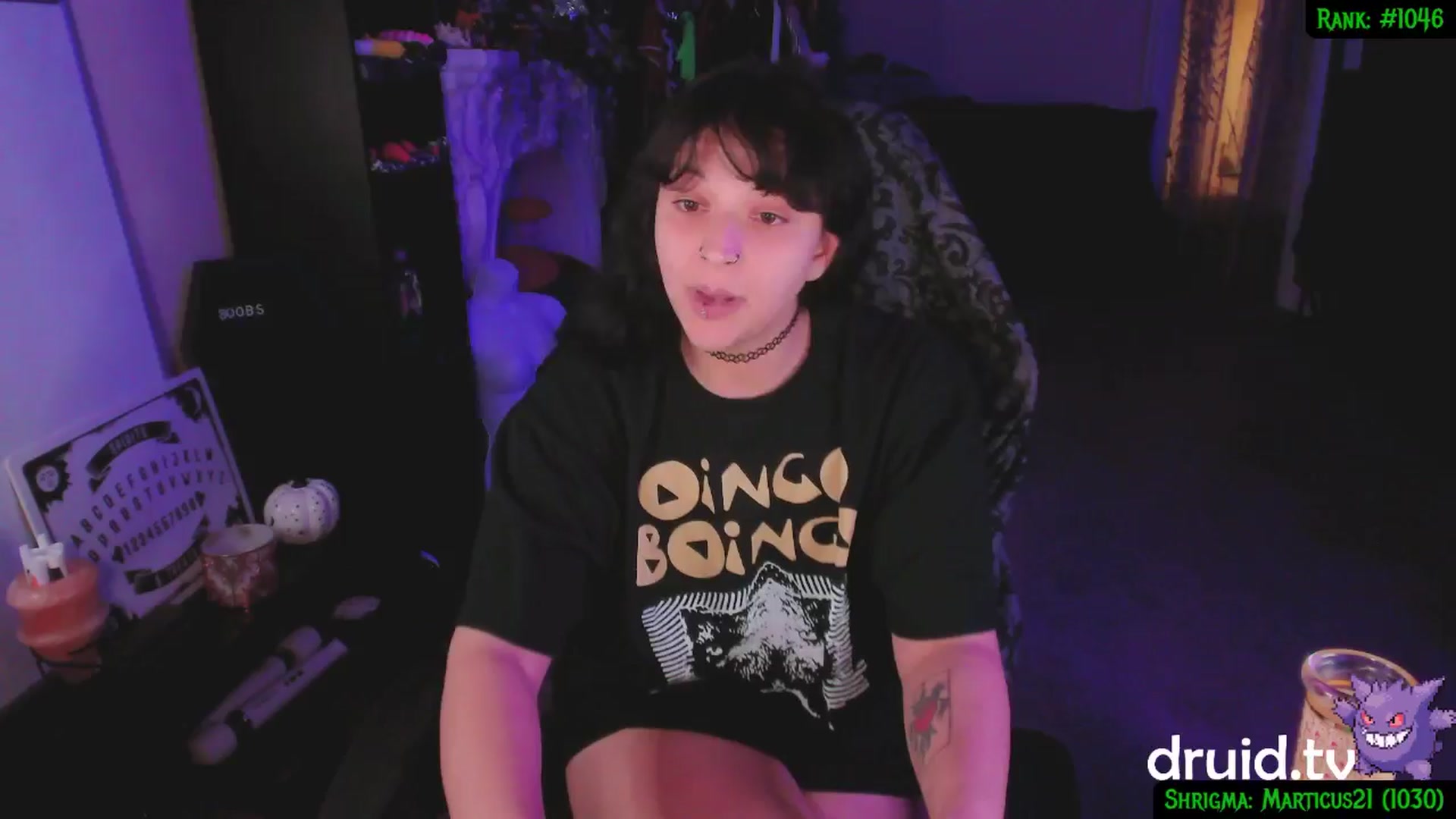 Gallery image thumbnail from druidjpg's myfreecams stream on, 12/06/2024, 06:21 image 15 of 20