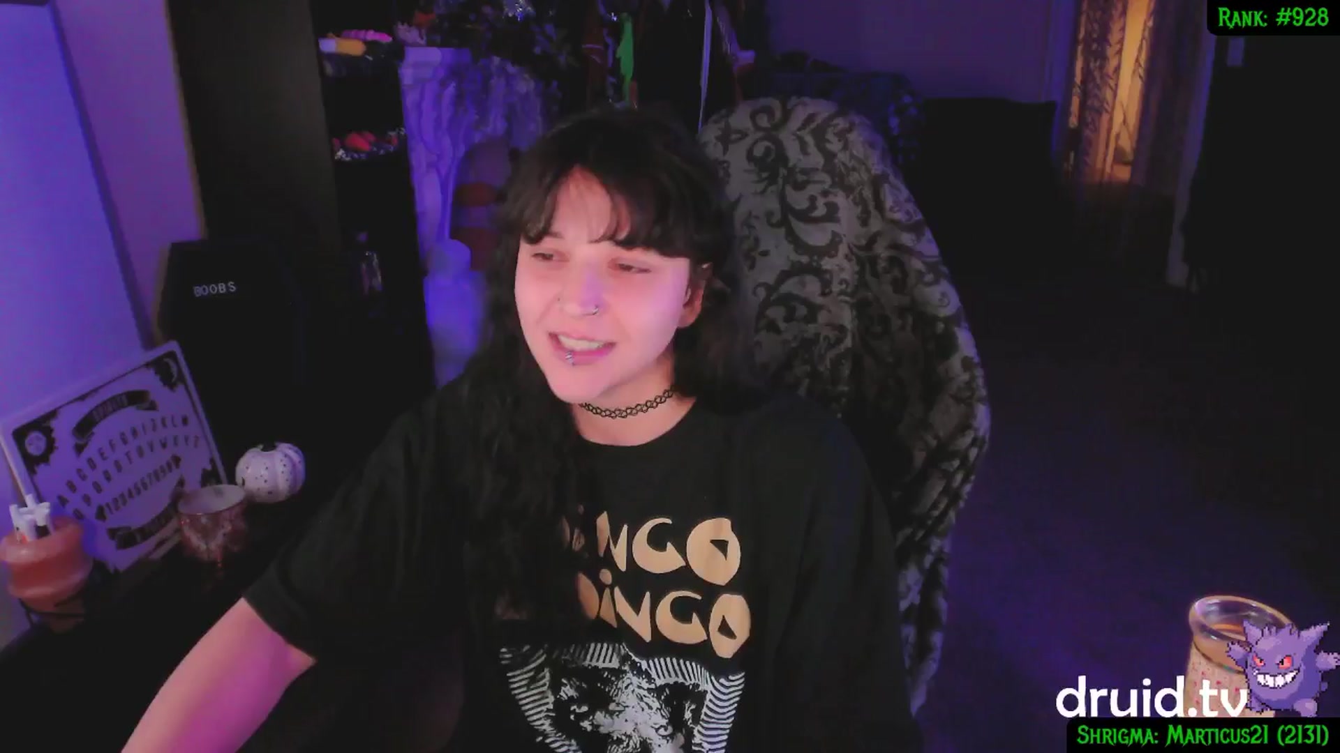 Gallery image thumbnail from druidjpg's myfreecams stream on, 12/06/2024, 06:21 image 19 of 20