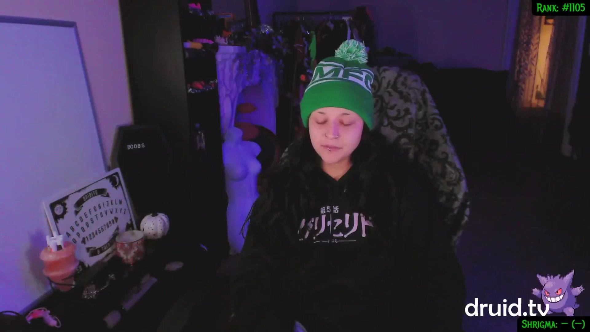 Gallery image thumbnail from druidjpg's myfreecams stream on, 12/07/2024, 06:55 image 3 of 20