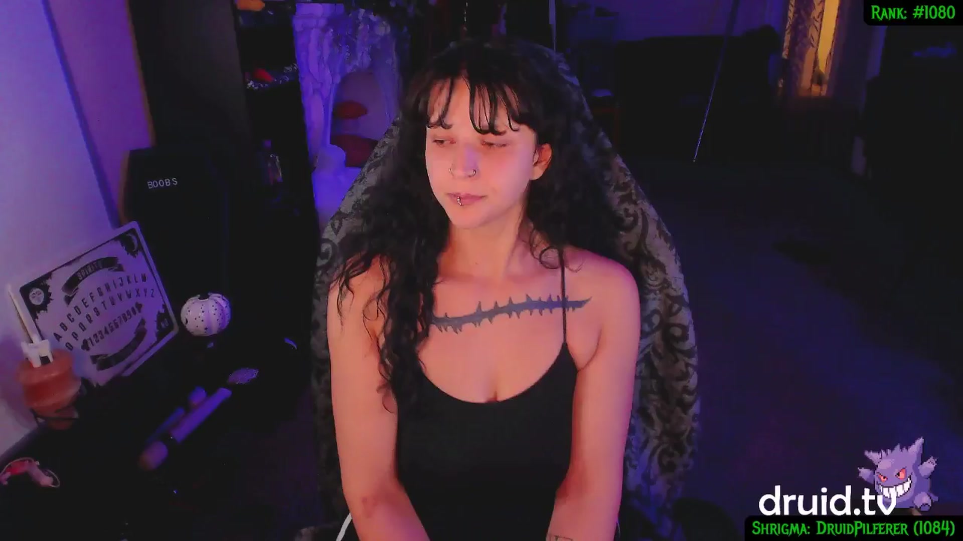 Gallery image thumbnail from druidjpg's myfreecams stream on, 12/10/2024, 06:03 image 8 of 20