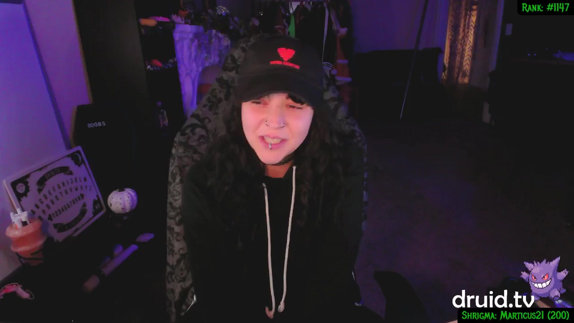 Gallery image thumbnail from druidjpg's myfreecams stream on, 12/12/2024, 05:52 image 2 of 20