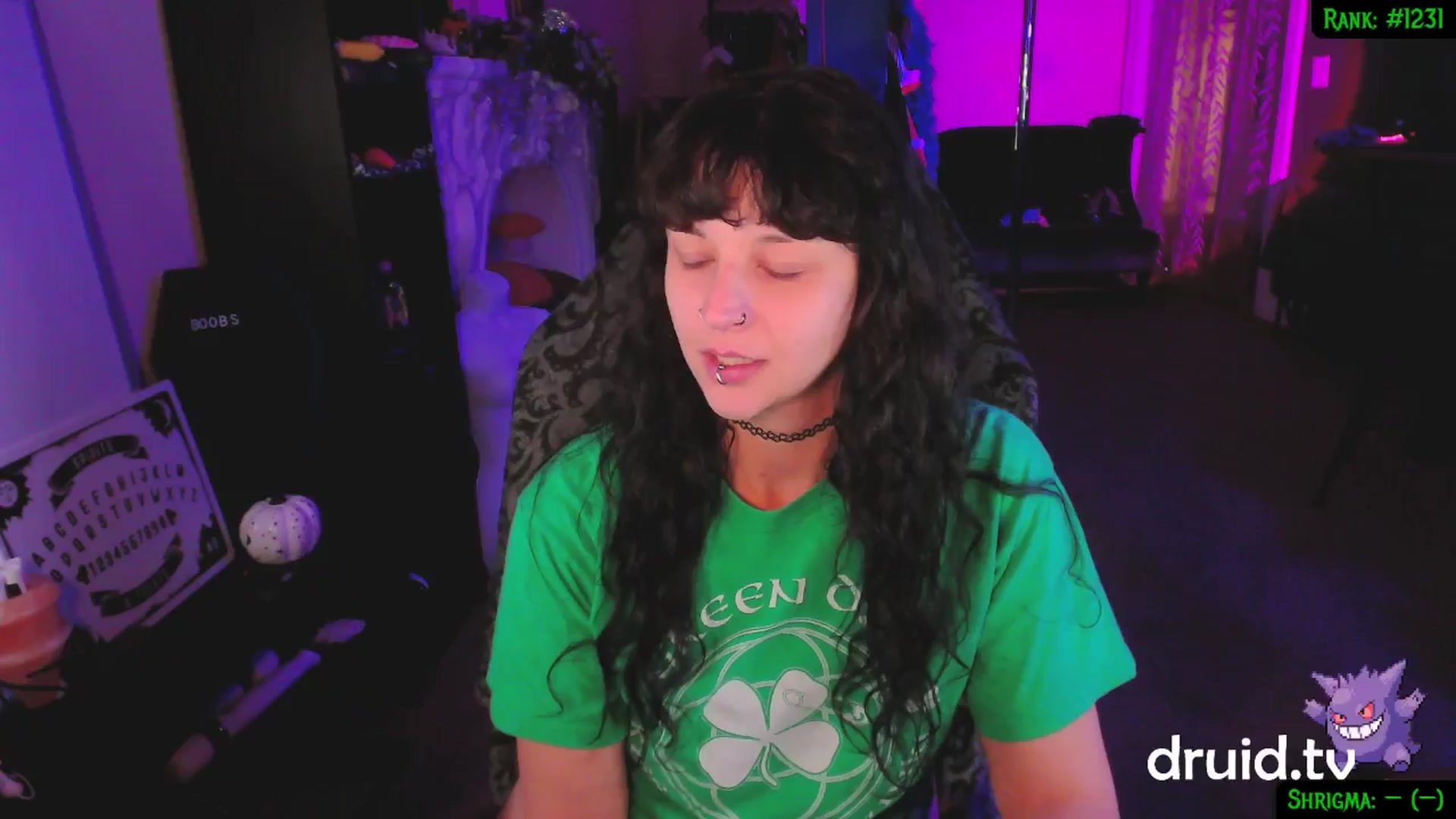 Gallery image thumbnail from druidjpg's myfreecams stream on, 12/13/2024, 05:36 image 1 of 20