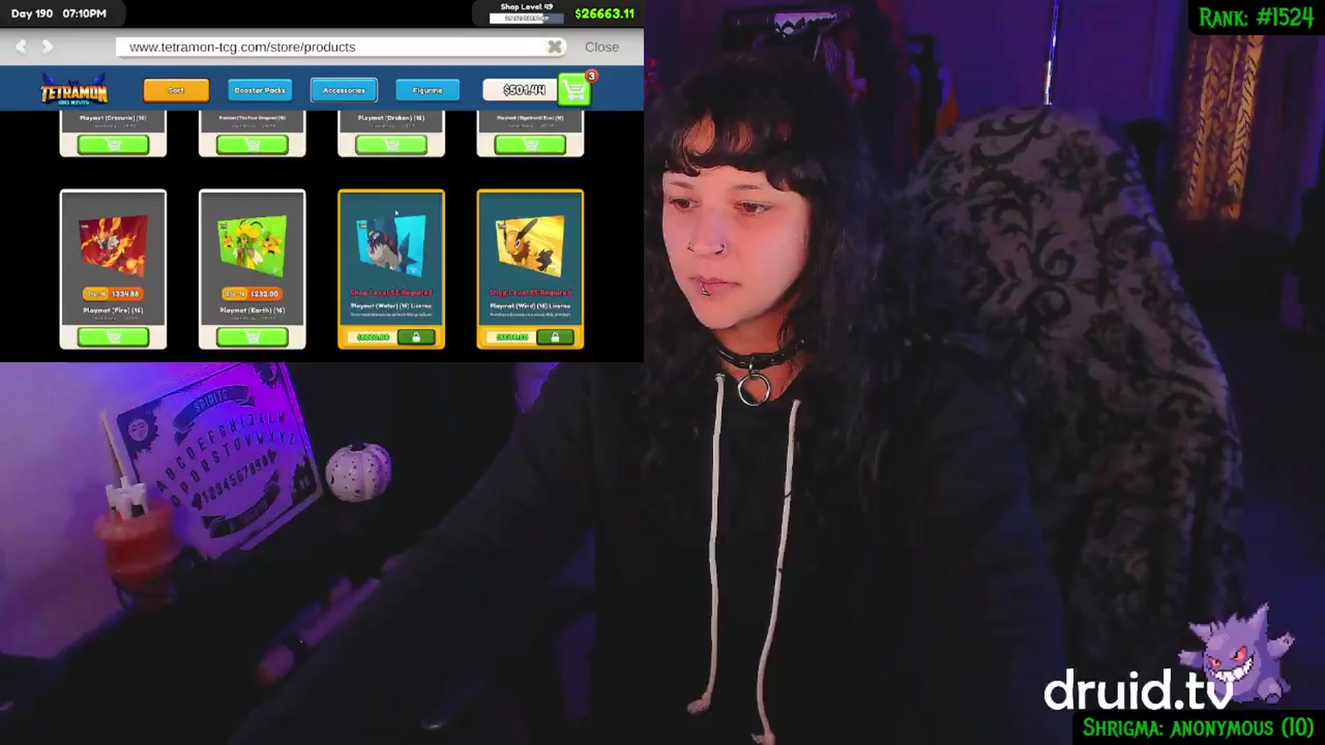 Gallery image thumbnail from druidjpg's myfreecams stream on, 12/17/2024, 06:40 image 9 of 20