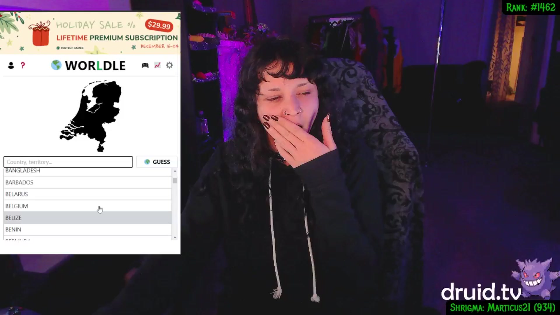 Gallery image thumbnail from druidjpg's myfreecams stream on, 12/17/2024, 06:40 image 18 of 20