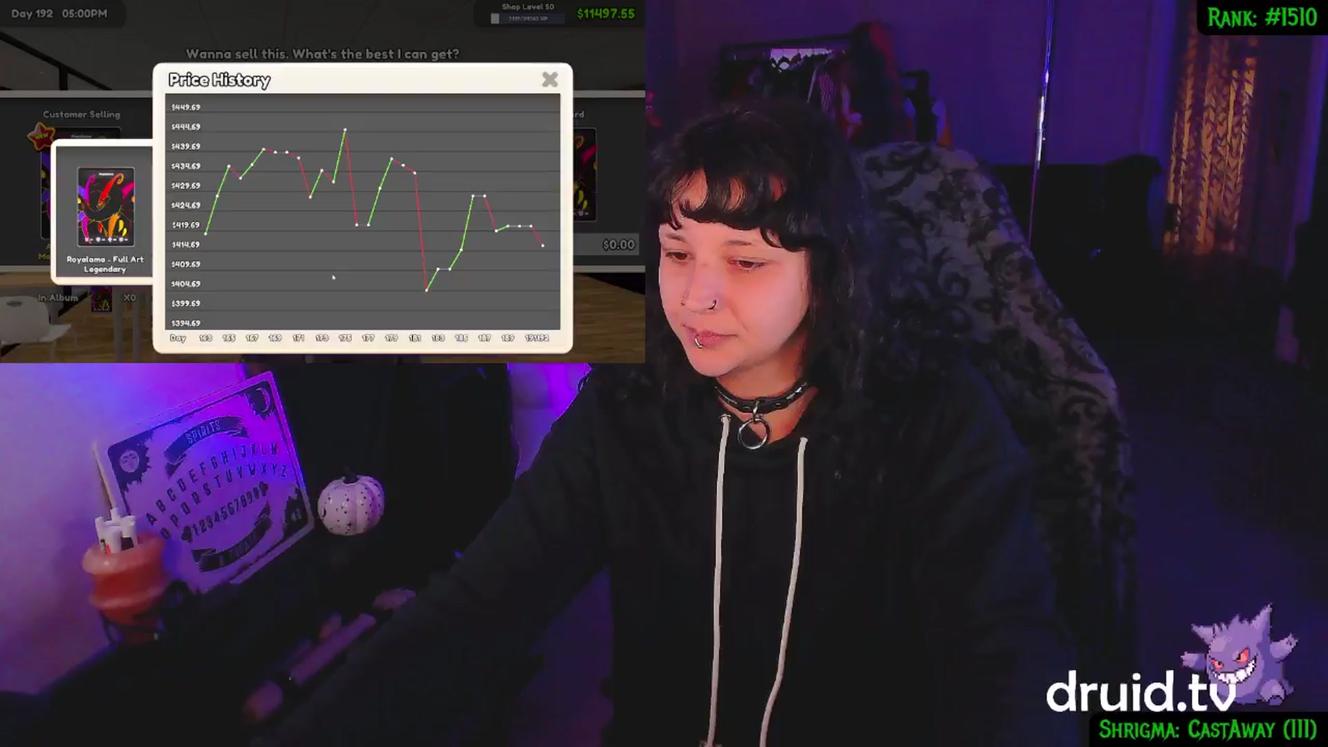 Gallery image thumbnail from druidjpg's myfreecams stream on, 12/17/2024, 06:40 image 13 of 20