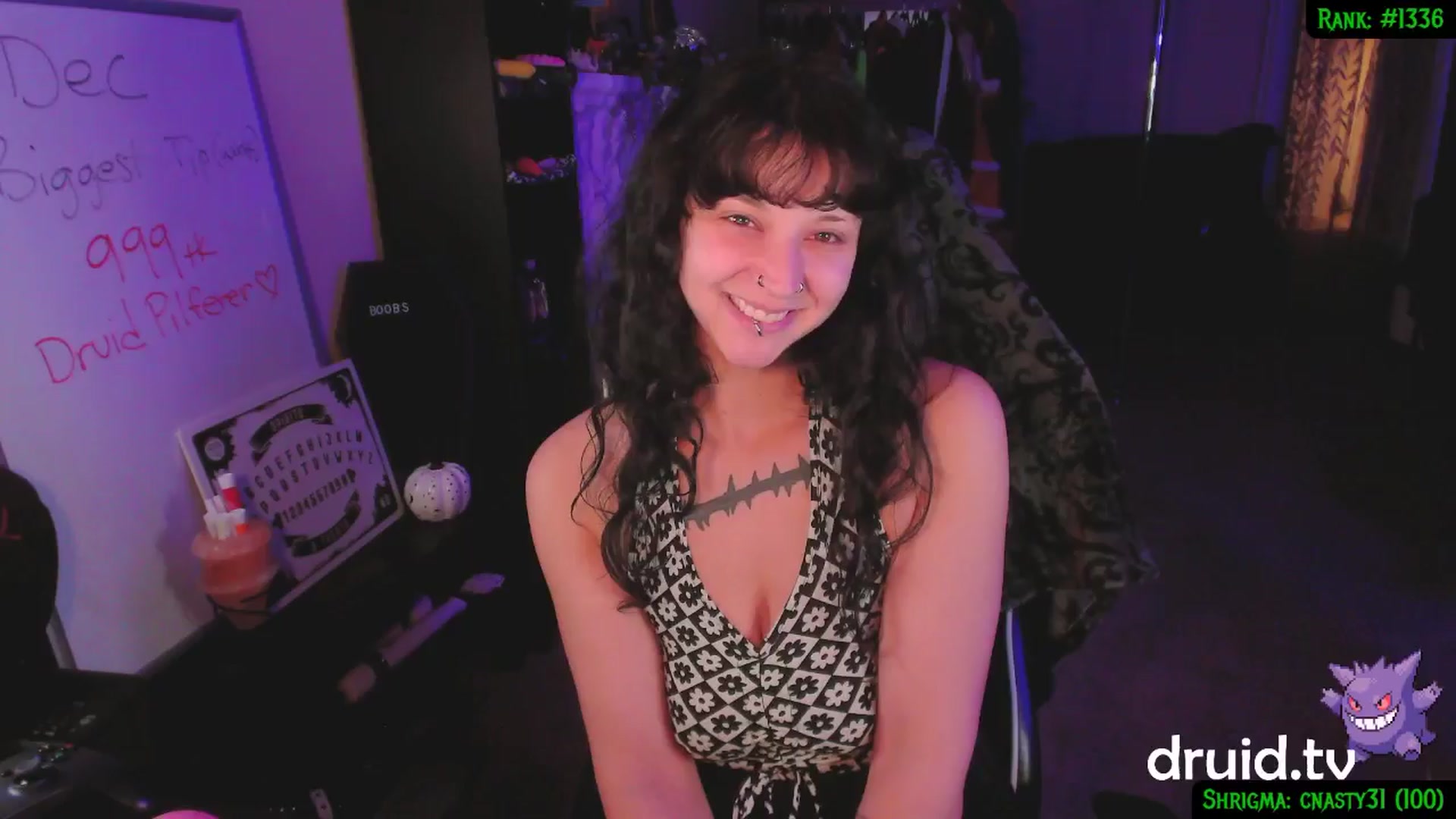 Gallery image thumbnail from druidjpg's myfreecams stream on, 12/19/2024, 06:21 image 2 of 20