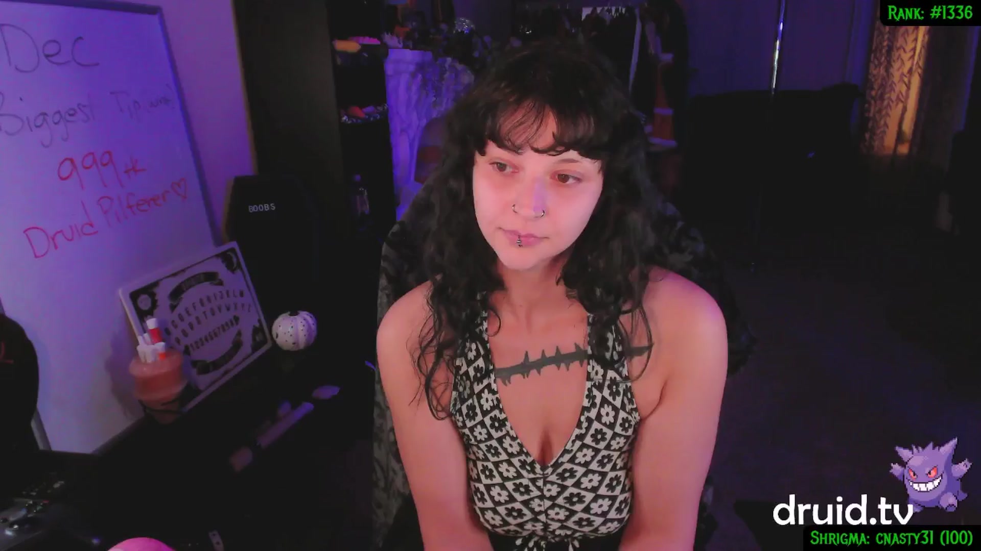 Gallery image thumbnail from druidjpg's myfreecams stream on, 12/19/2024, 06:21 image 5 of 20