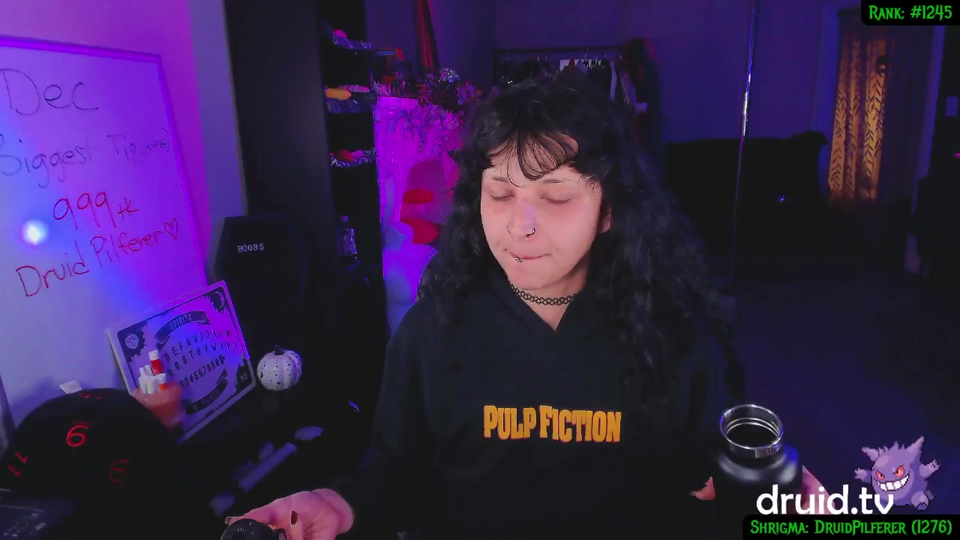 Gallery image thumbnail from druidjpg's myfreecams stream on, 12/20/2024, 05:50 image 16 of 20