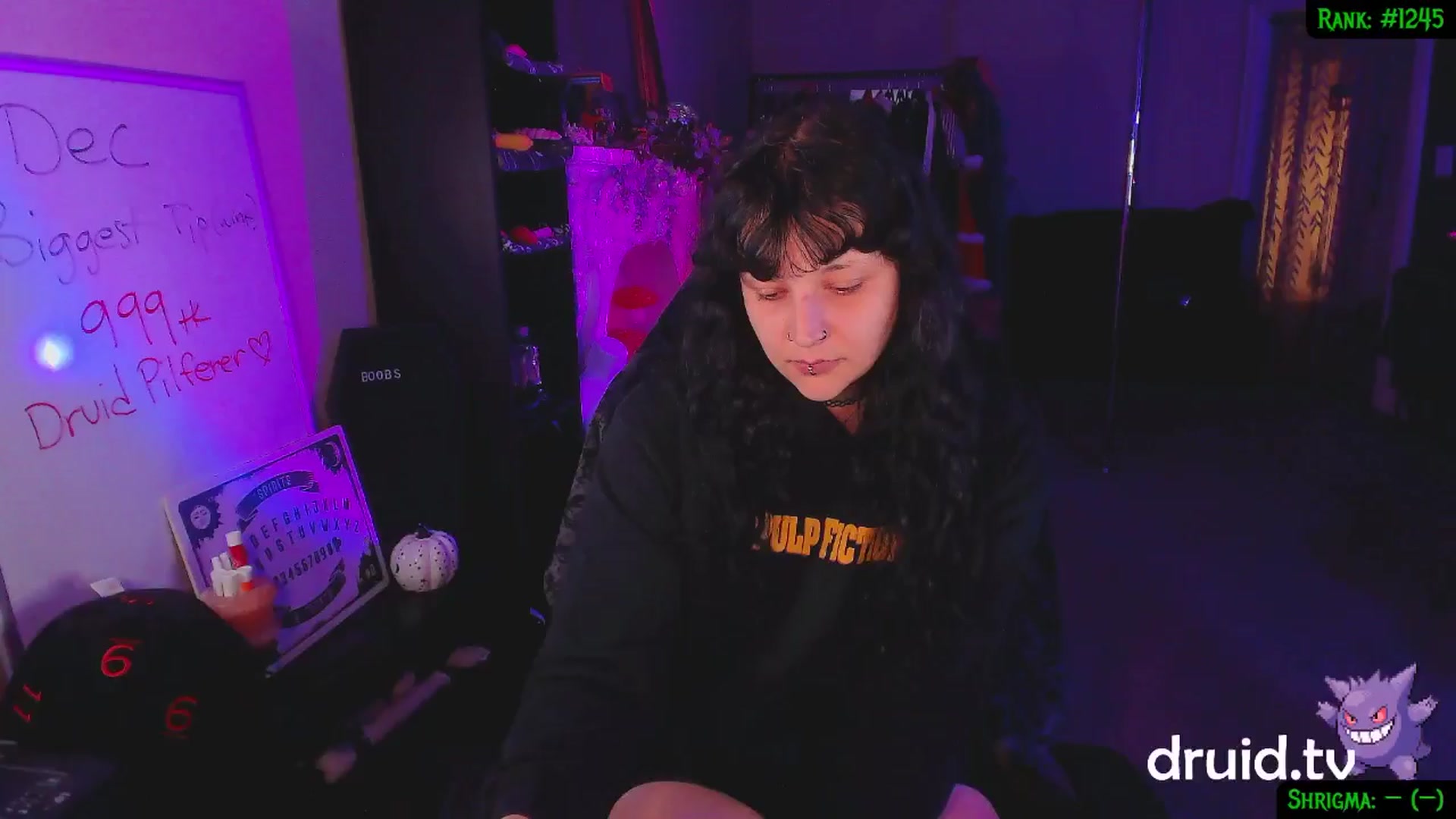 Gallery image thumbnail from druidjpg's myfreecams stream on, 12/20/2024, 05:50 image 3 of 20