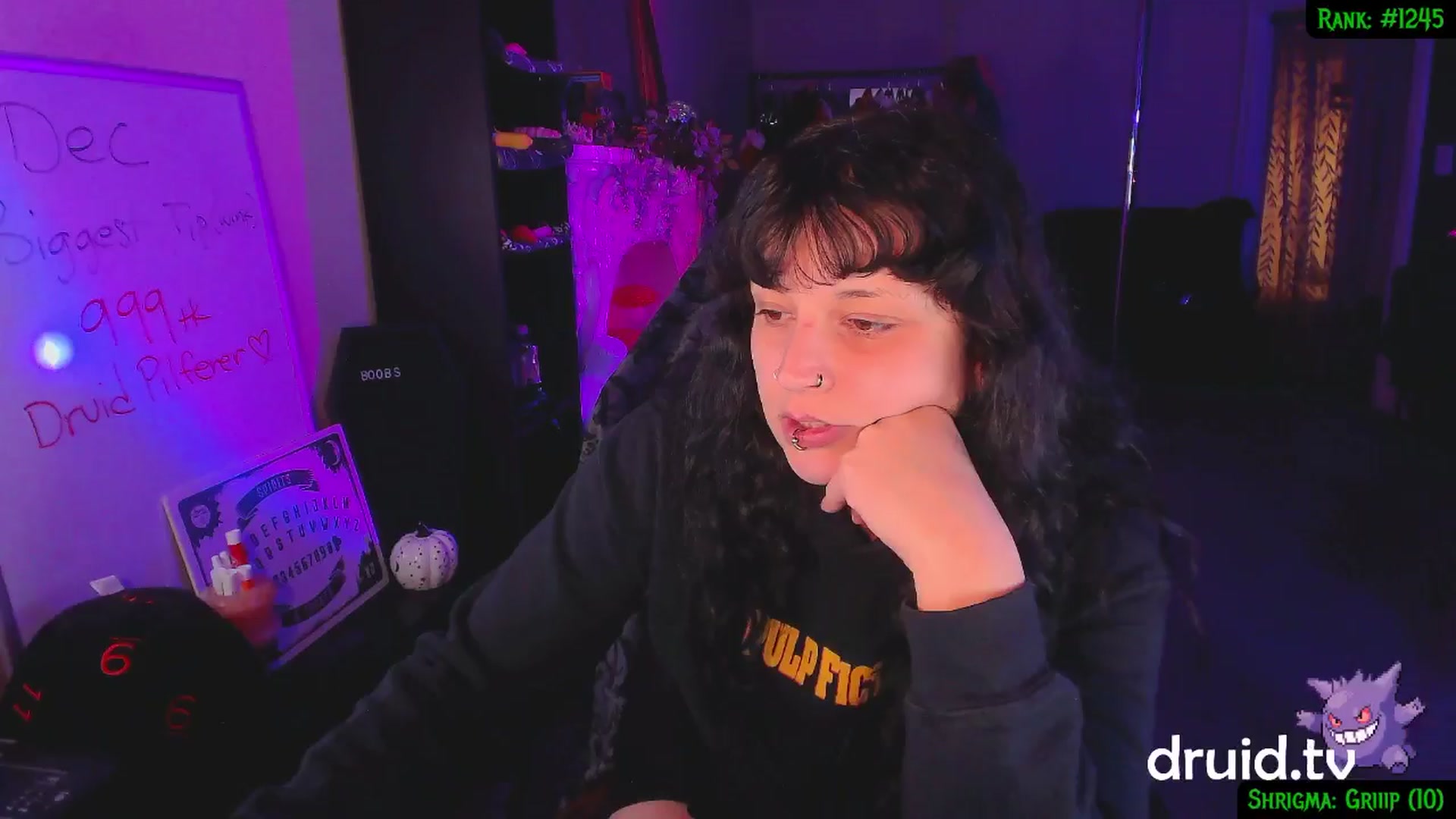Gallery image thumbnail from druidjpg's myfreecams stream on, 12/20/2024, 05:50 image 4 of 20