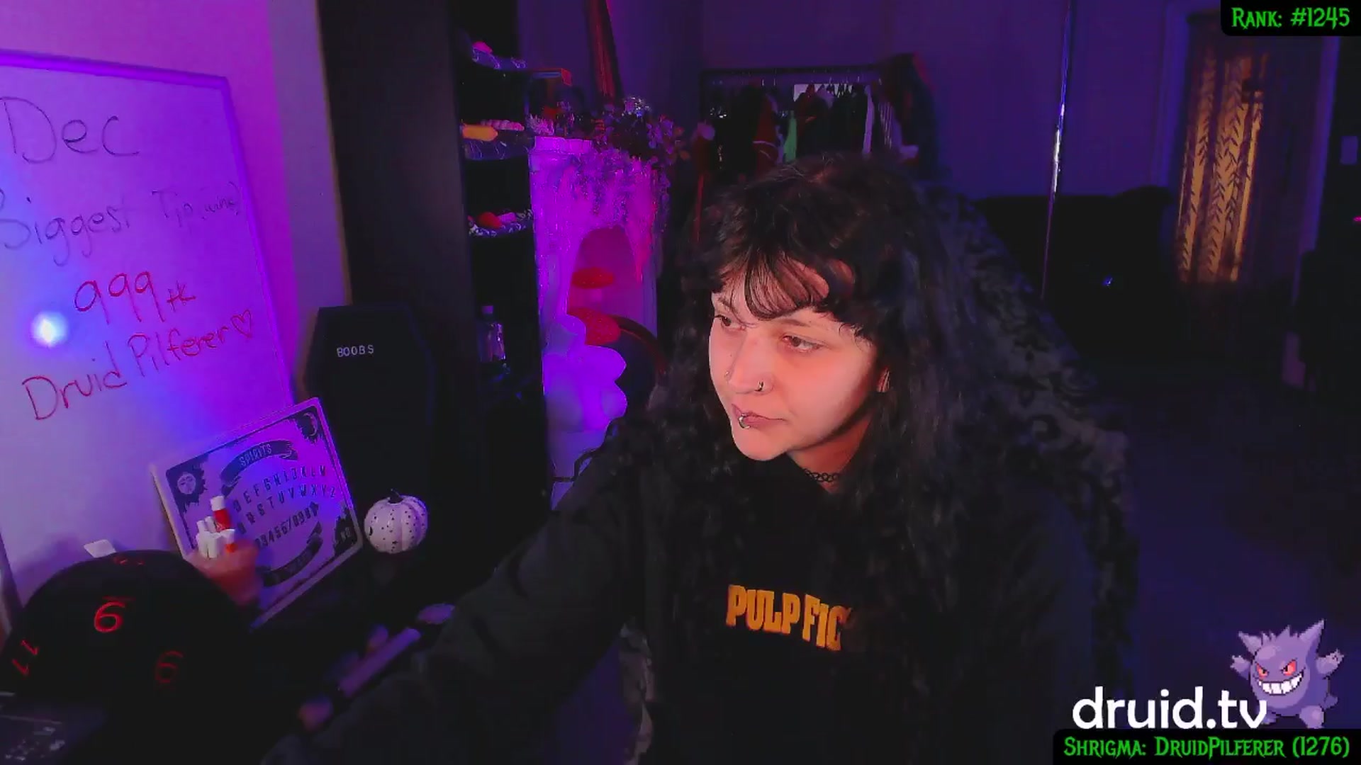 Gallery image thumbnail from druidjpg's myfreecams stream on, 12/20/2024, 05:50 image 15 of 20