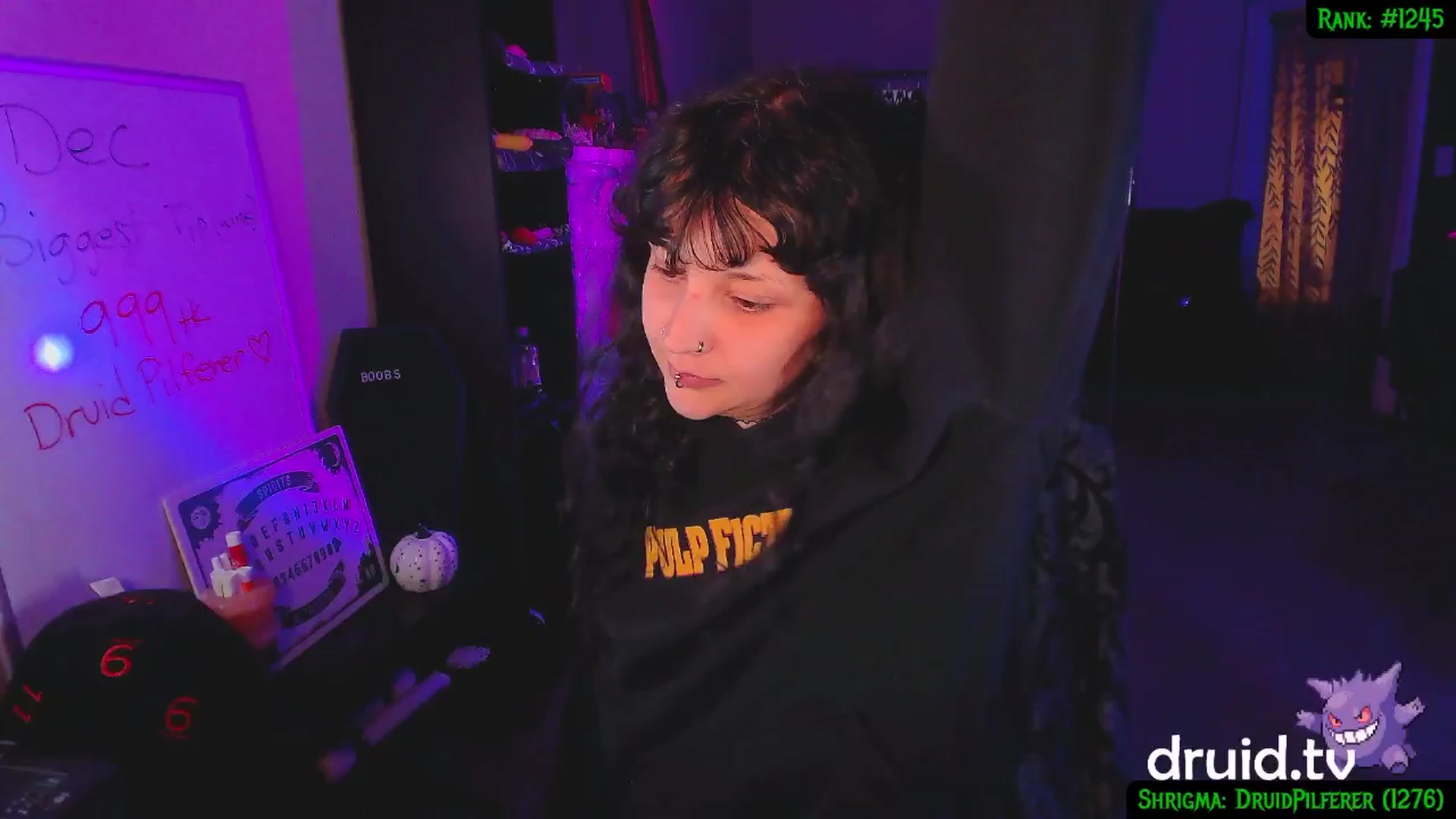 Gallery image thumbnail from druidjpg's myfreecams stream on, 12/20/2024, 05:50 image 8 of 20