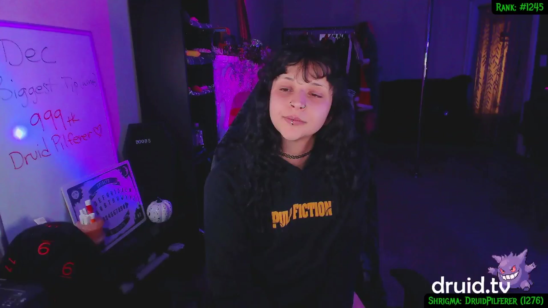 Gallery image thumbnail from druidjpg's myfreecams stream on, 12/20/2024, 05:50 image 18 of 20
