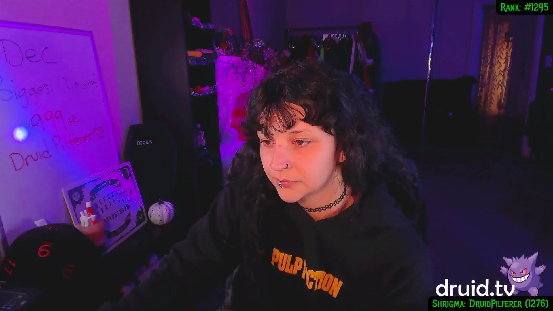 Gallery image thumbnail from druidjpg's myfreecams stream on, 12/20/2024, 05:50 image 7 of 20