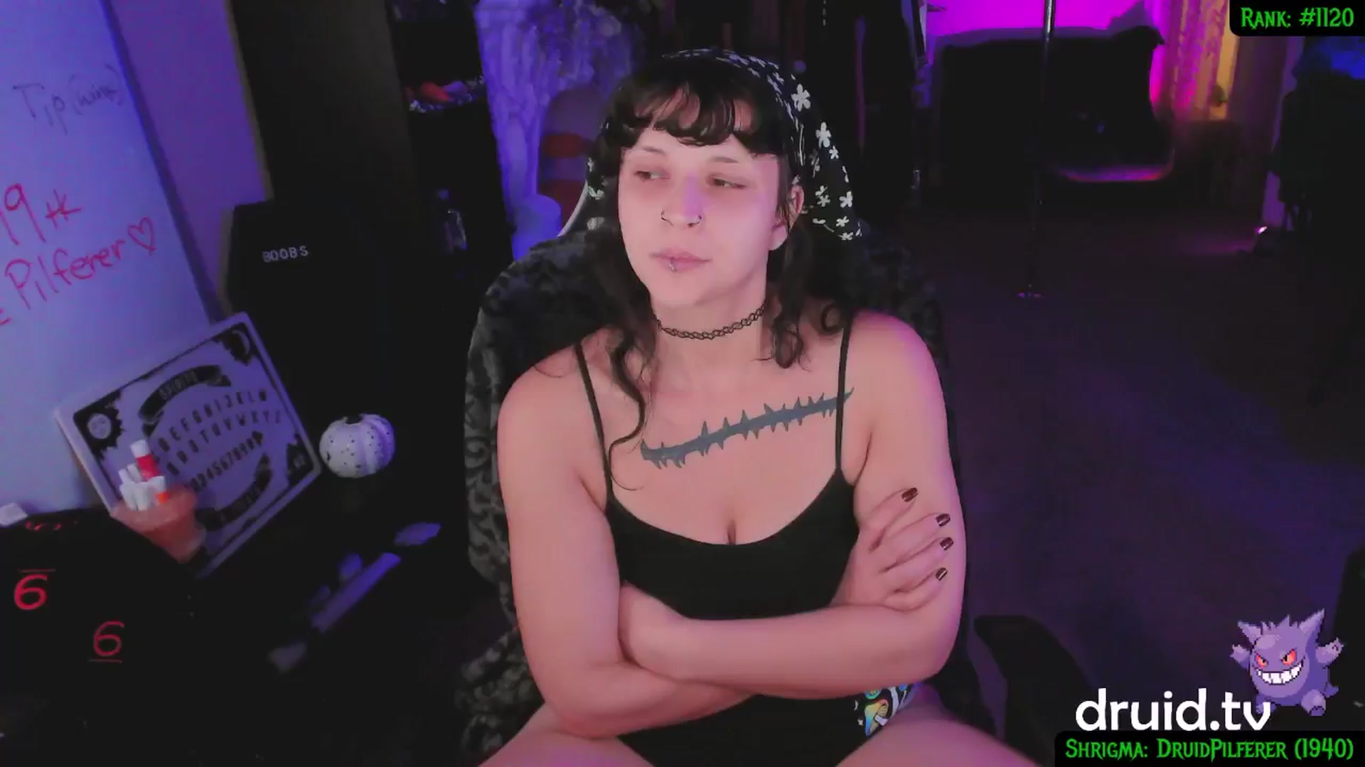 Gallery image thumbnail from druidjpg's myfreecams stream on, 12/21/2024, 03:52 image 17 of 20