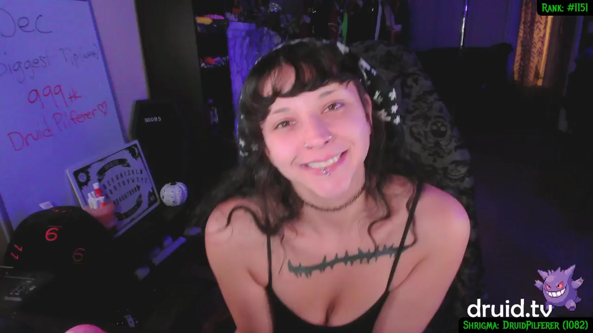 Gallery image thumbnail from druidjpg's myfreecams stream on, 12/21/2024, 03:52 image 5 of 20