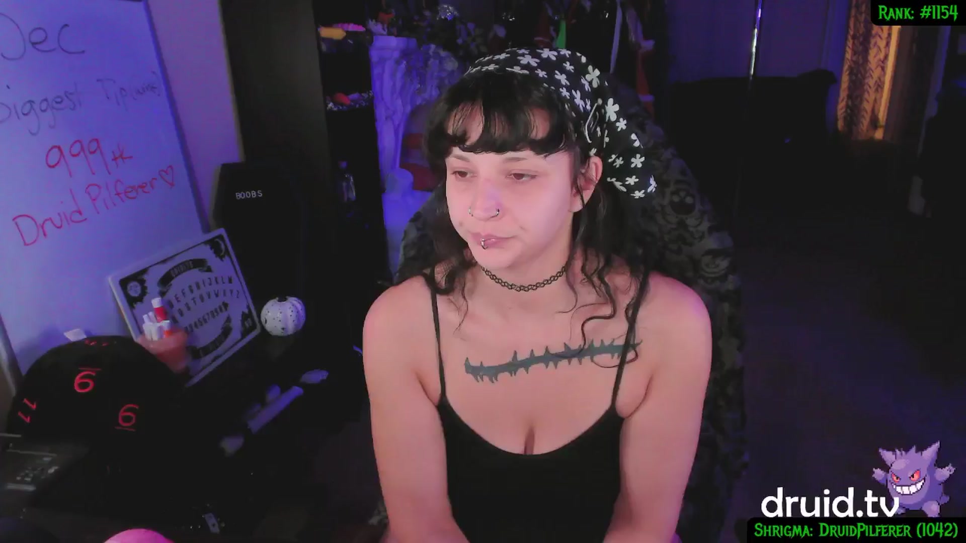 Gallery image thumbnail from druidjpg's myfreecams stream on, 12/21/2024, 03:52 image 4 of 20