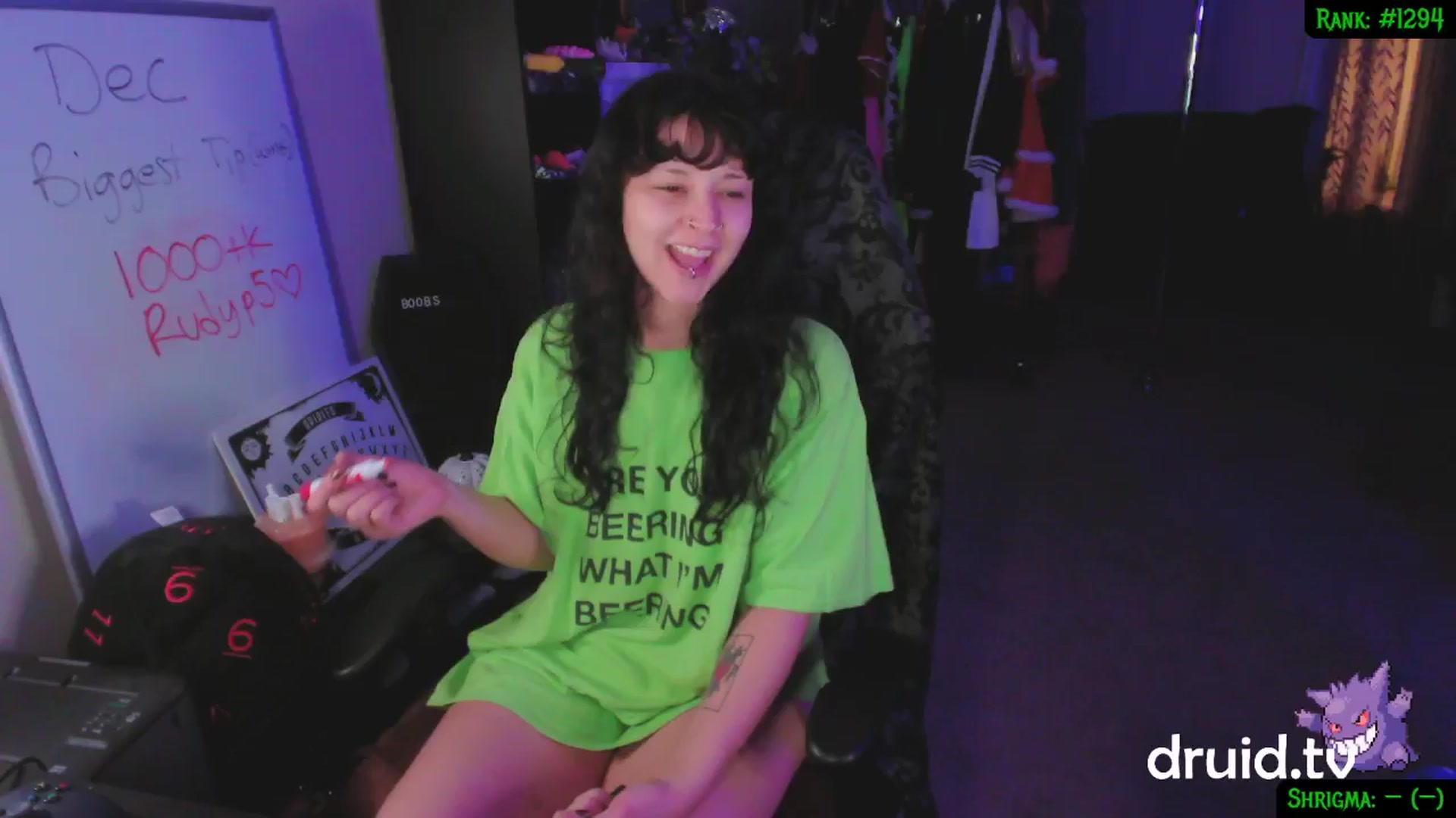 Gallery image thumbnail from druidjpg's myfreecams stream on, 12/24/2024, 05:36 image 1 of 20