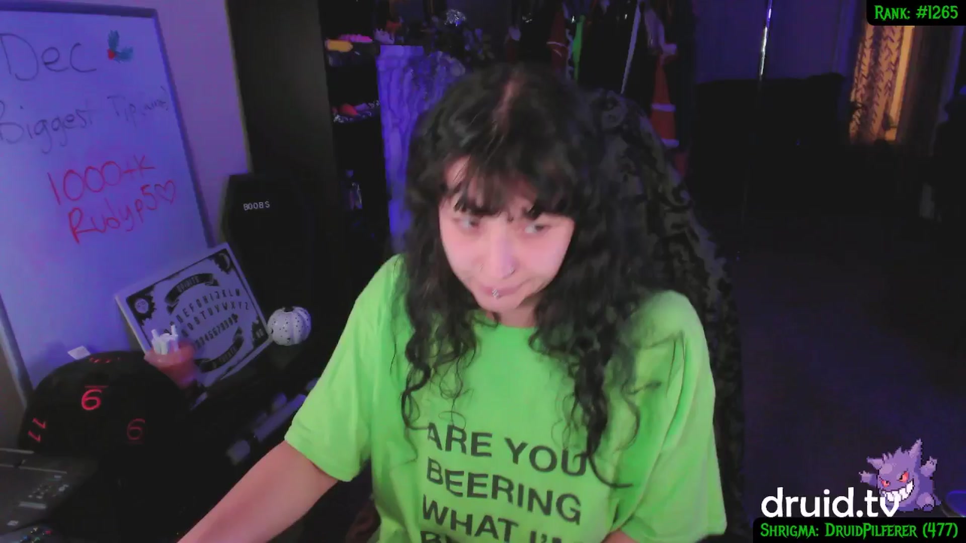 Gallery image thumbnail from druidjpg's myfreecams stream on, 12/24/2024, 05:36 image 19 of 20