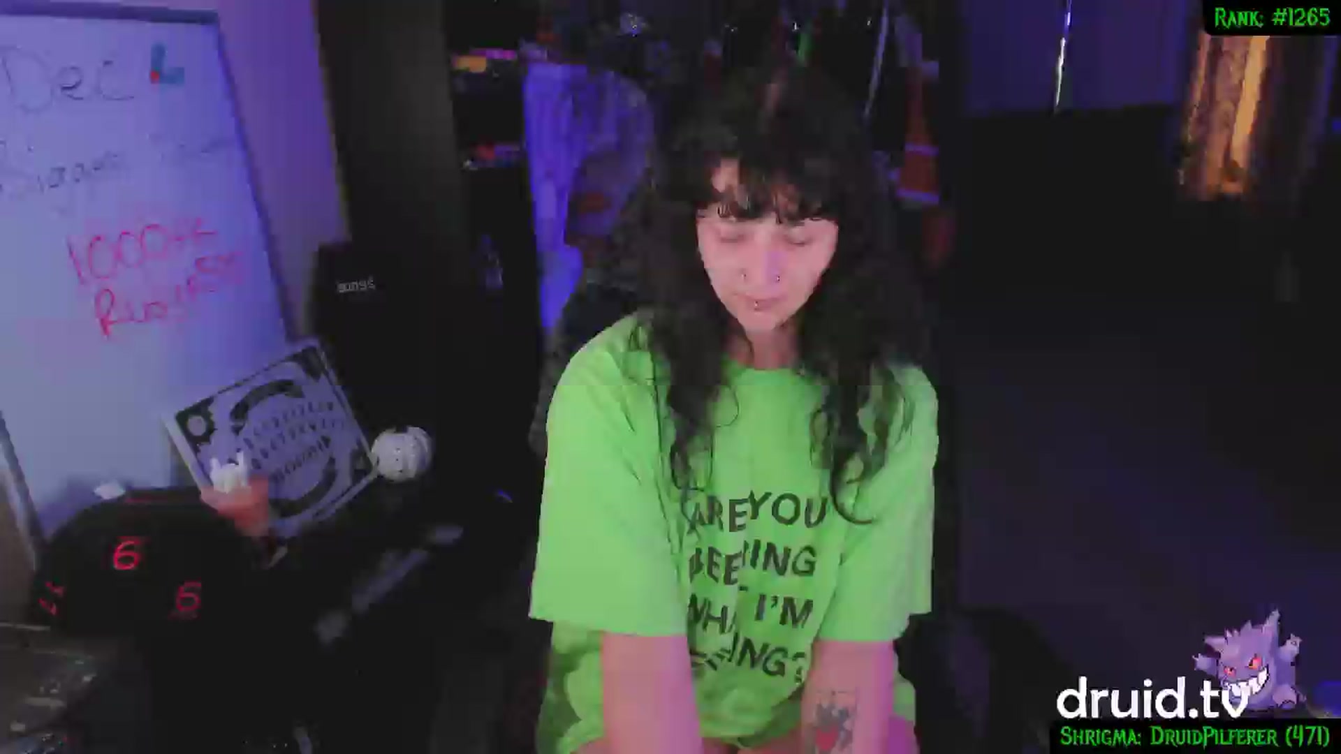 Gallery image thumbnail from druidjpg's myfreecams stream on, 12/24/2024, 05:36 image 17 of 20