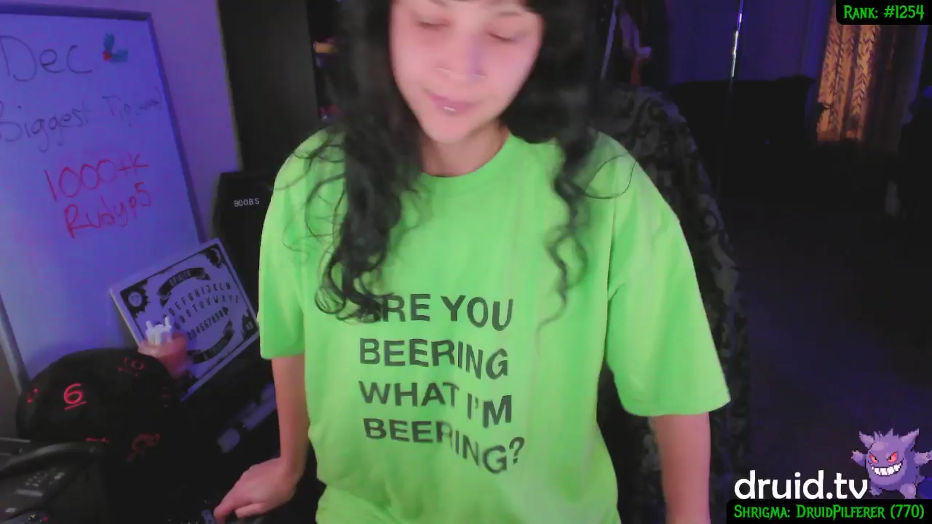 Gallery image thumbnail from druidjpg's myfreecams stream on, 12/24/2024, 06:21 image 2 of 20