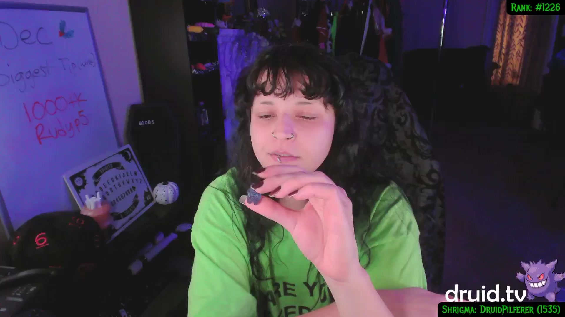 Gallery image thumbnail from druidjpg's myfreecams stream on, 12/24/2024, 06:21 image 20 of 20