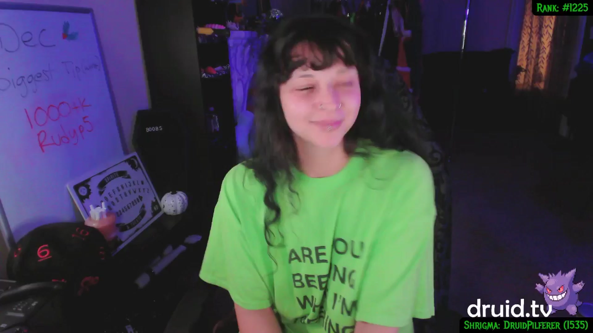 Gallery image thumbnail from druidjpg's myfreecams stream on, 12/24/2024, 06:21 image 11 of 20