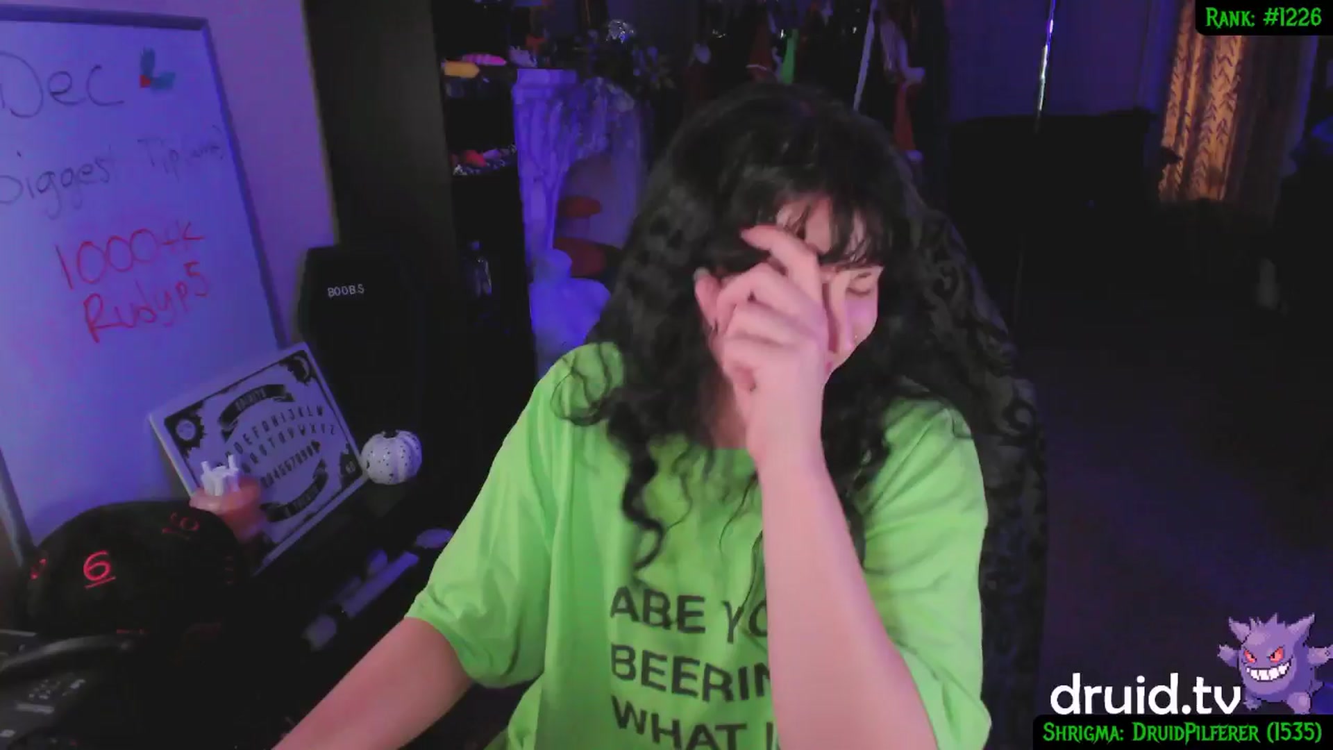 Gallery image thumbnail from druidjpg's myfreecams stream on, 12/24/2024, 06:21 image 18 of 20