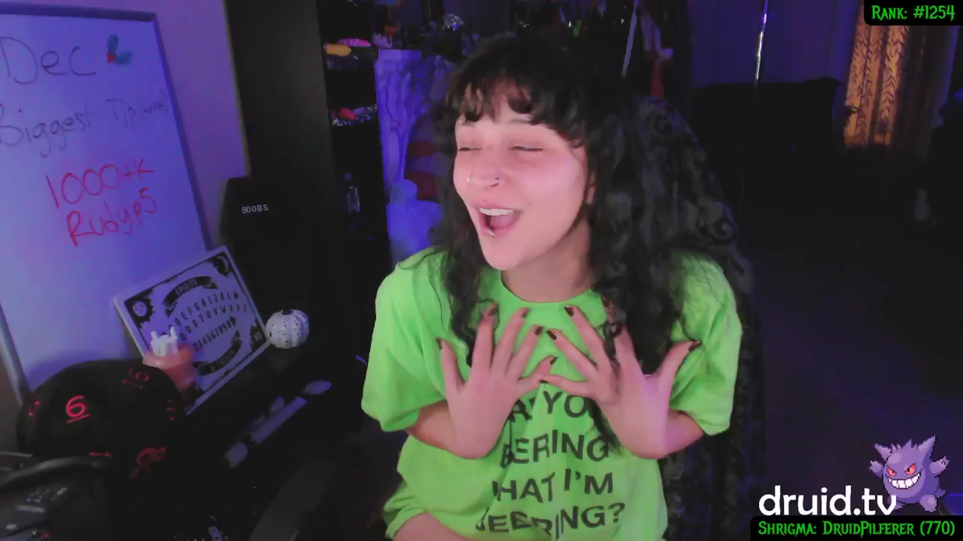 Gallery image thumbnail from druidjpg's myfreecams stream on, 12/24/2024, 06:21 image 3 of 20