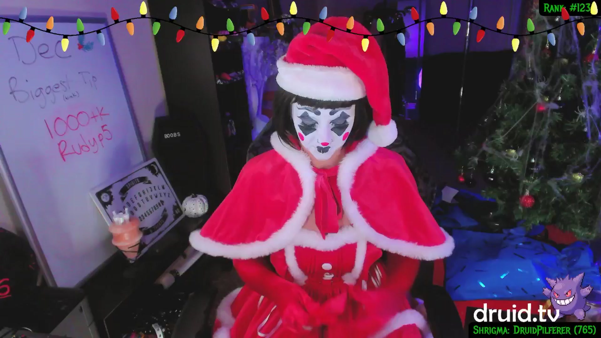 Gallery image thumbnail from druidjpg's myfreecams stream on, 12/26/2024, 05:20 image 7 of 20