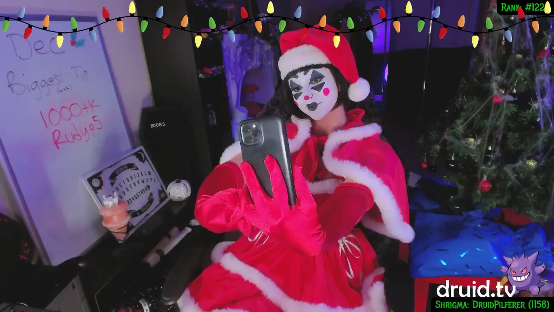 Gallery image thumbnail from druidjpg's myfreecams stream on, 12/26/2024, 05:20 image 8 of 20
