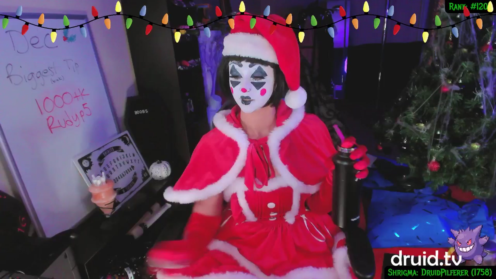 Gallery image thumbnail from druidjpg's myfreecams stream on, 12/26/2024, 05:20 image 9 of 20