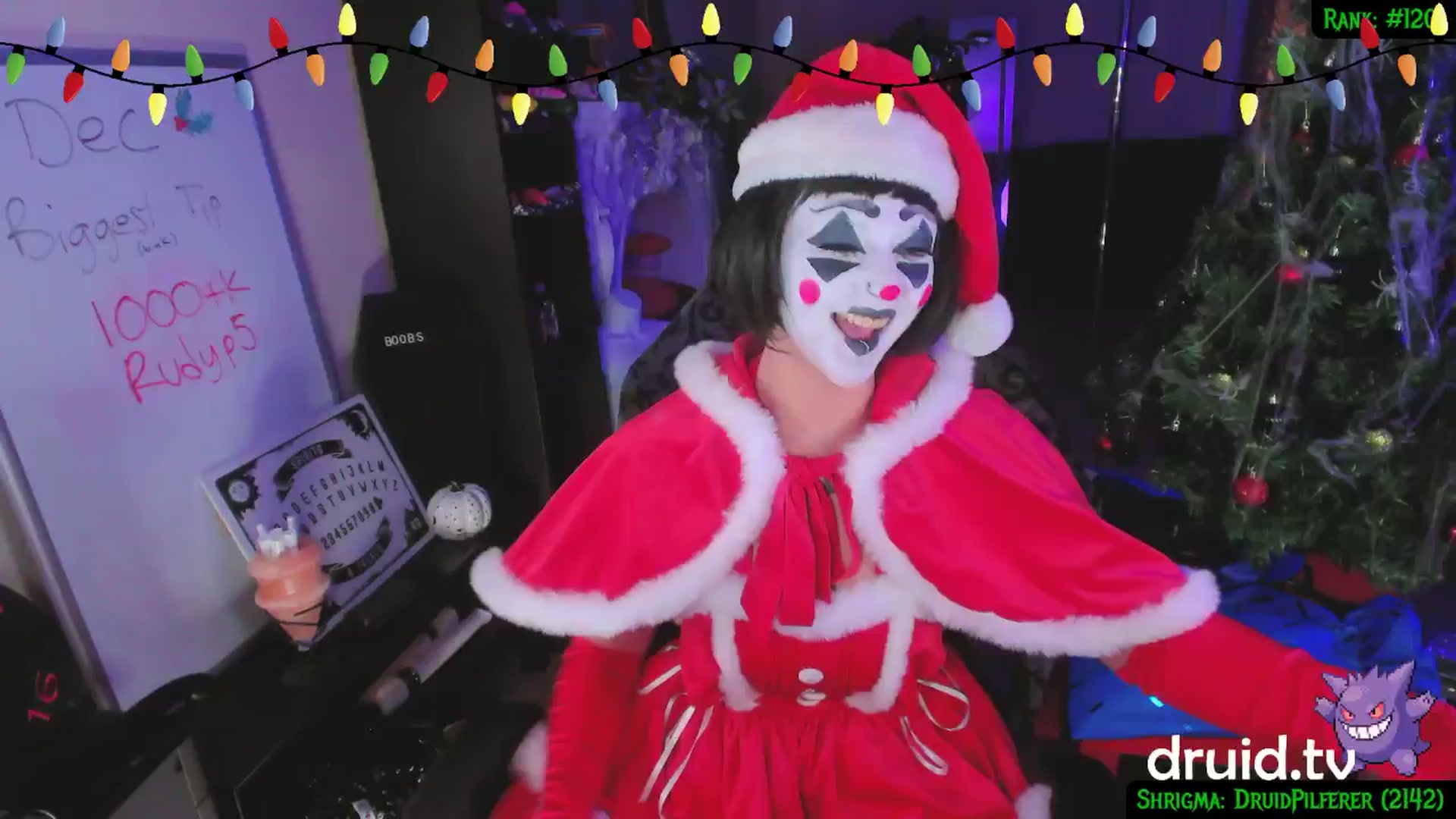 Gallery image thumbnail from druidjpg's myfreecams stream on, 12/26/2024, 05:20 image 13 of 20