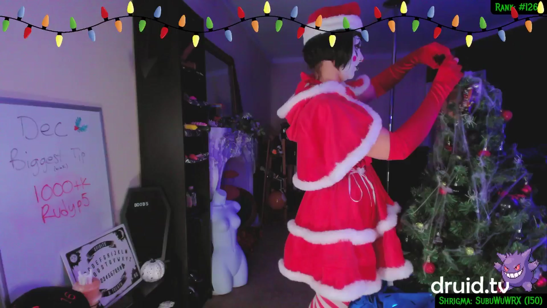 Gallery image thumbnail from druidjpg's myfreecams stream on, 12/26/2024, 05:20 image 1 of 20