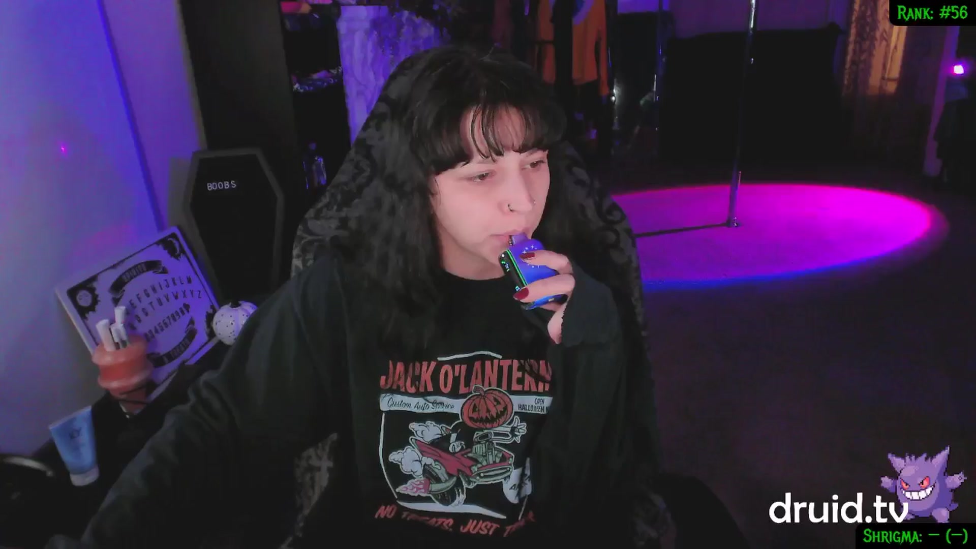 Gallery image thumbnail from druidjpg's myfreecams stream on, 01/07/2025, 04:49 image 9 of 20