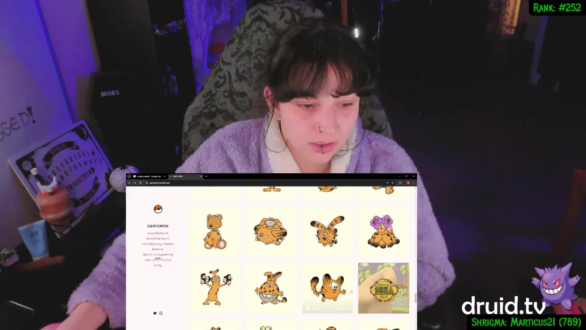 Gallery image thumbnail from druidjpg's myfreecams stream on, 01/17/2025, 05:40 image 14 of 20