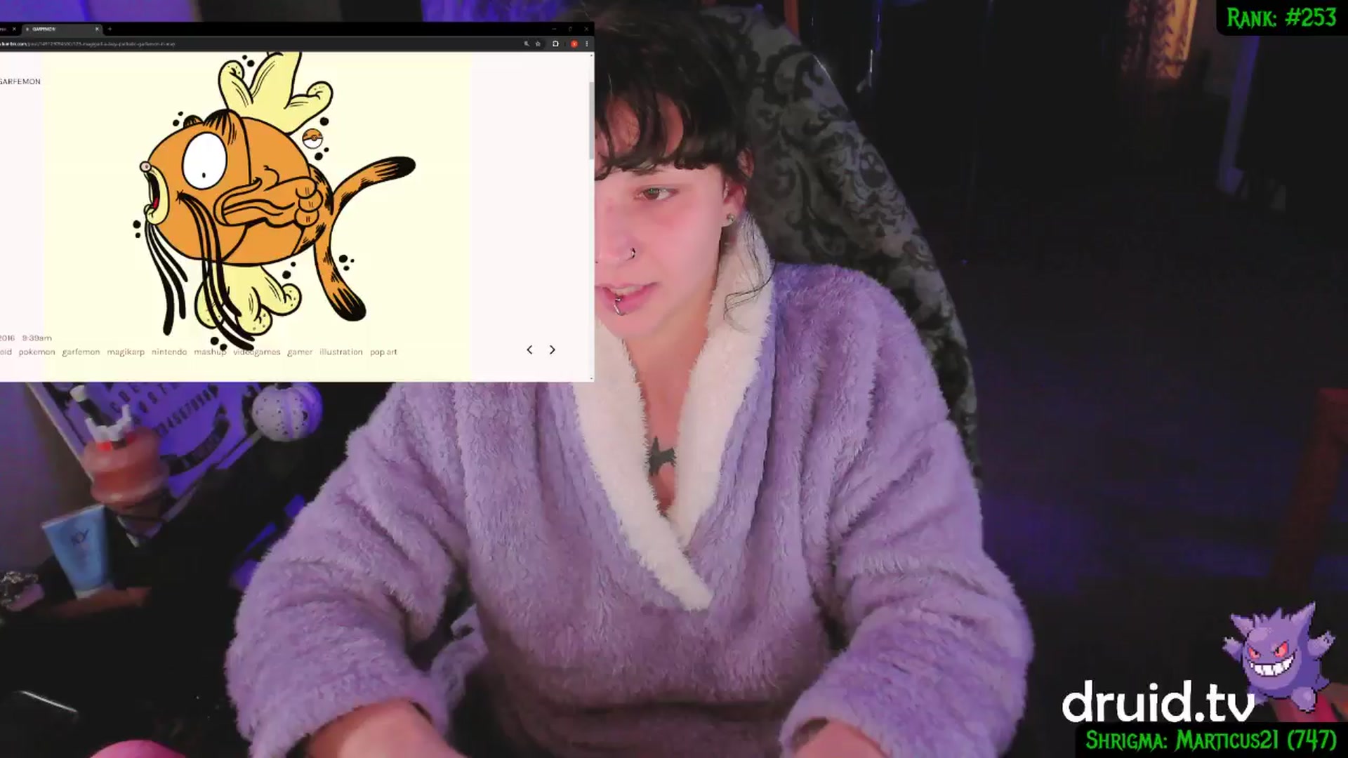 Gallery image thumbnail from druidjpg's myfreecams stream on, 01/17/2025, 05:40 image 10 of 20