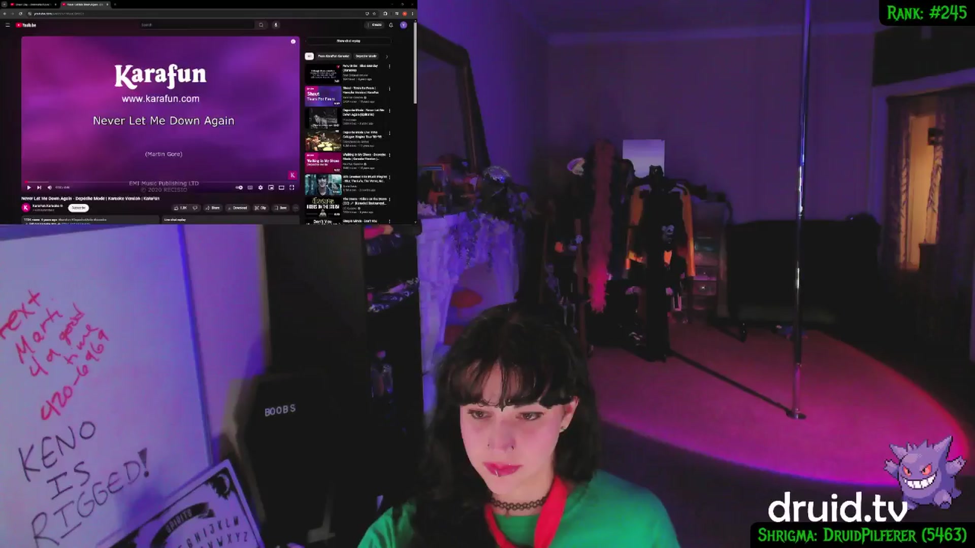 Gallery image thumbnail from druidjpg's myfreecams stream on, 01/18/2025, 06:06 image 19 of 20