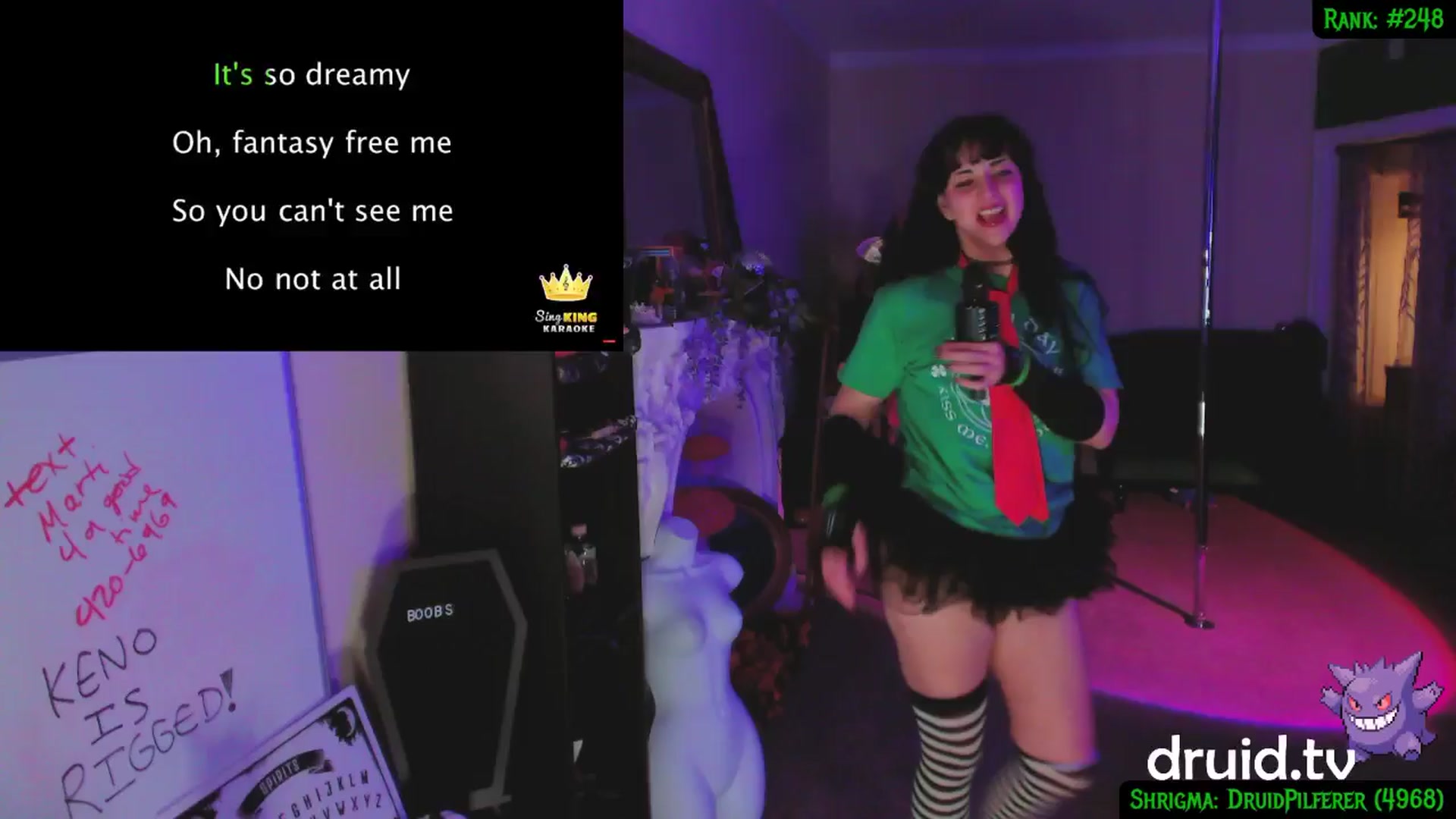 Gallery image thumbnail from druidjpg's myfreecams stream on, 01/18/2025, 06:06 image 14 of 20