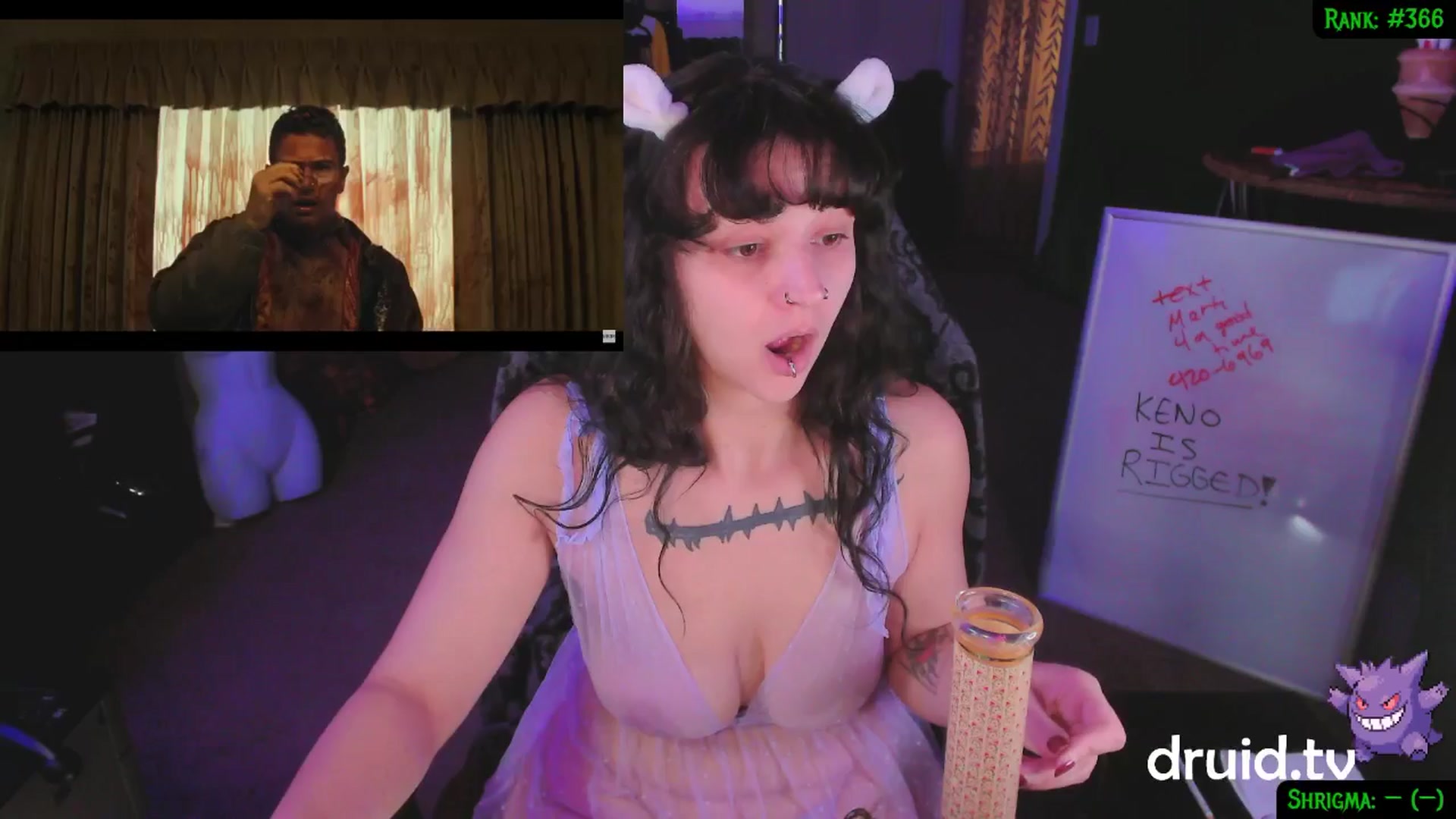 Gallery image thumbnail from druidjpg's myfreecams stream on, 01/24/2025, 05:54 image 4 of 20