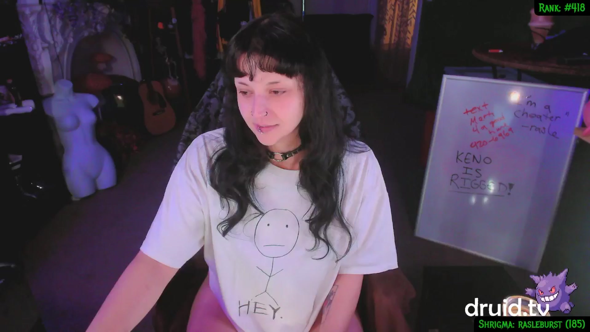 Gallery image thumbnail from druidjpg's myfreecams stream on, 01/28/2025, 05:32 image 8 of 20
