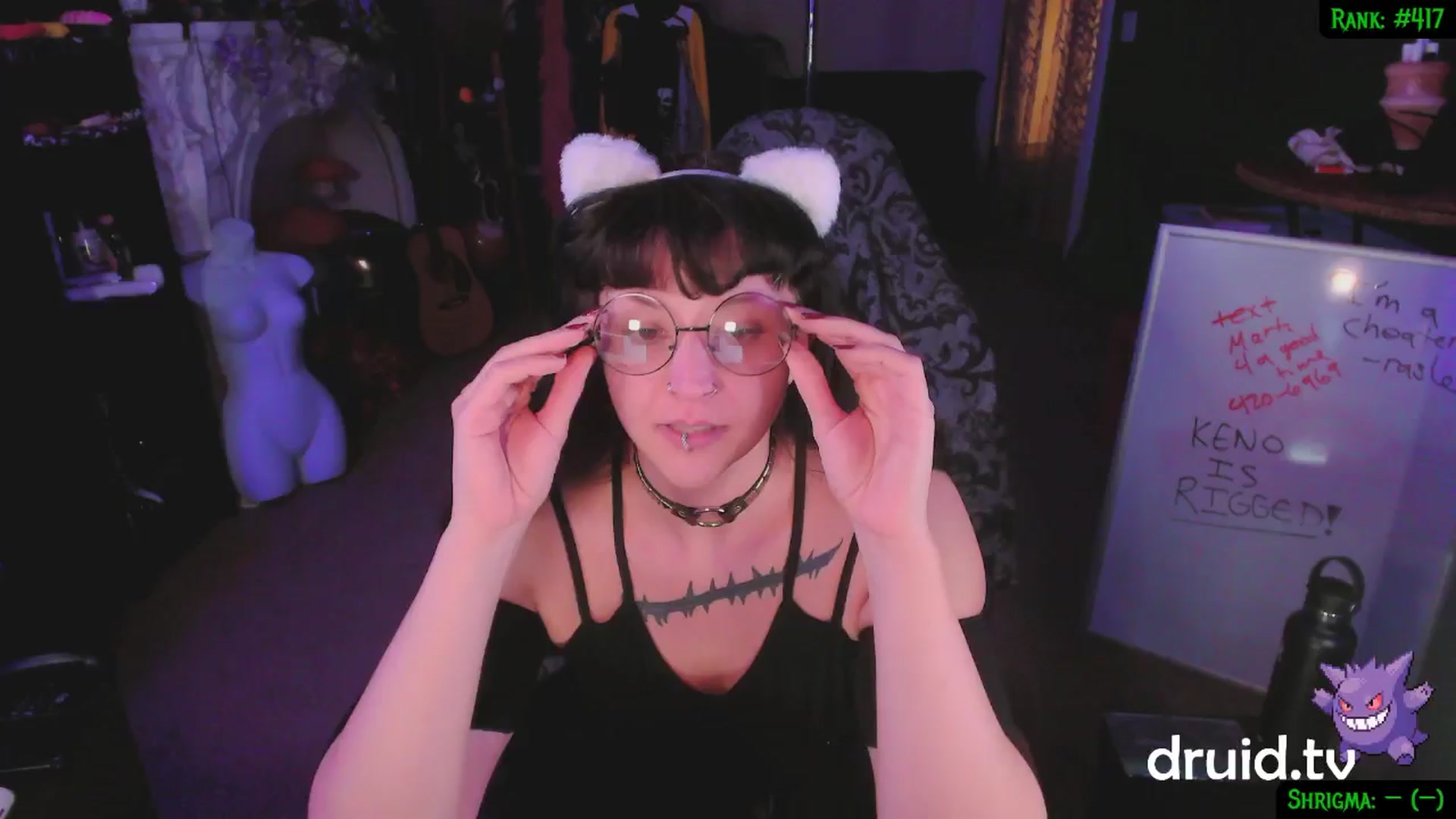 Gallery image thumbnail from druidjpg's myfreecams stream on, 01/29/2025, 06:05 image 2 of 20