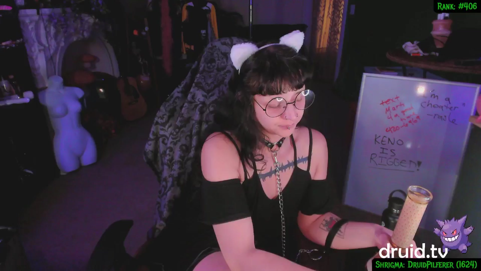 Gallery image thumbnail from druidjpg's myfreecams stream on, 01/29/2025, 06:05 image 17 of 20