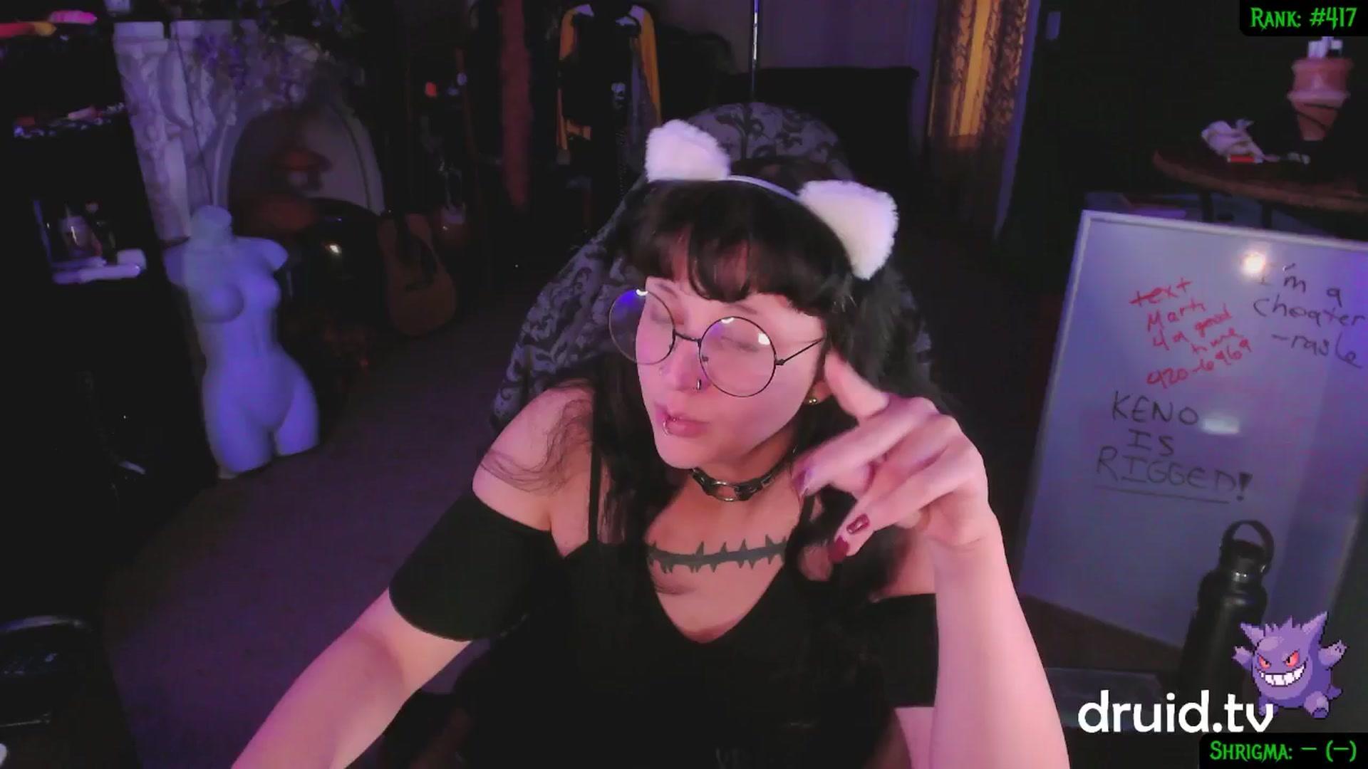 Gallery image thumbnail from druidjpg's myfreecams stream on, 01/29/2025, 06:05 image 3 of 20